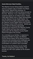 WCSD Reports Confirmed COVID-19 Case at Reed High School