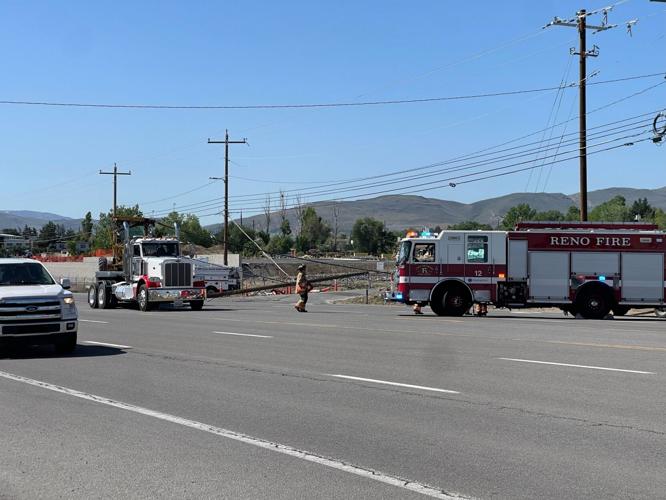 Crash Closes Southbound Virginia Street at South Hills Drive