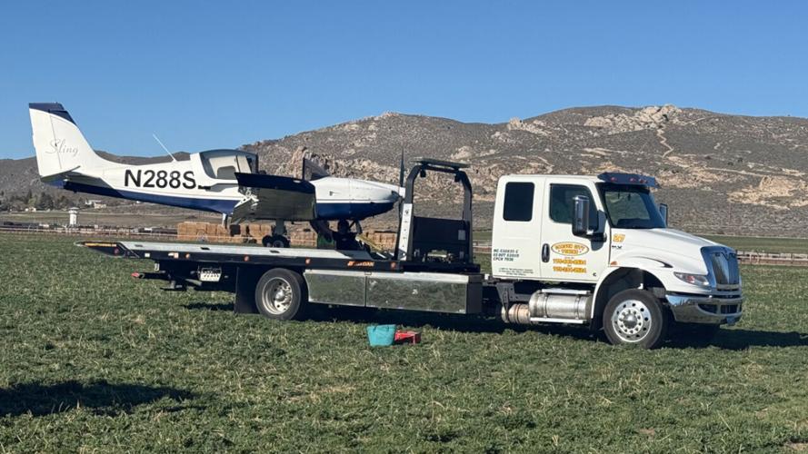 small plane landing 2