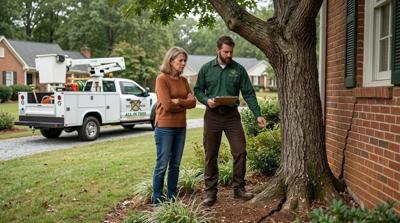 All In Tree Service of Fayetteville Highlights Risks of Trees Growing Too Close to Homes