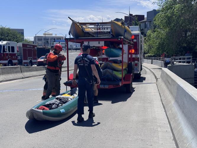 body in river Sutro Street