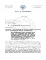 AB 355 Veto