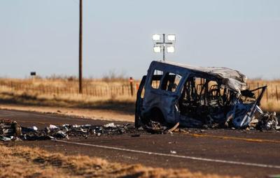 Deadly Texas Crash Site