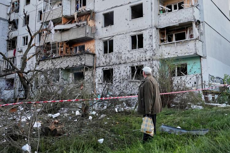 Kyiv under Russian aerial attack, in photos