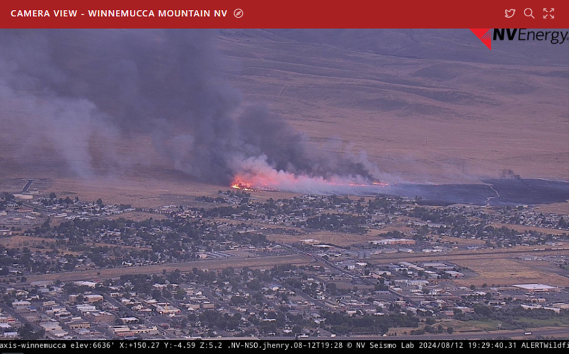 Winnemucca Mountain fire camera