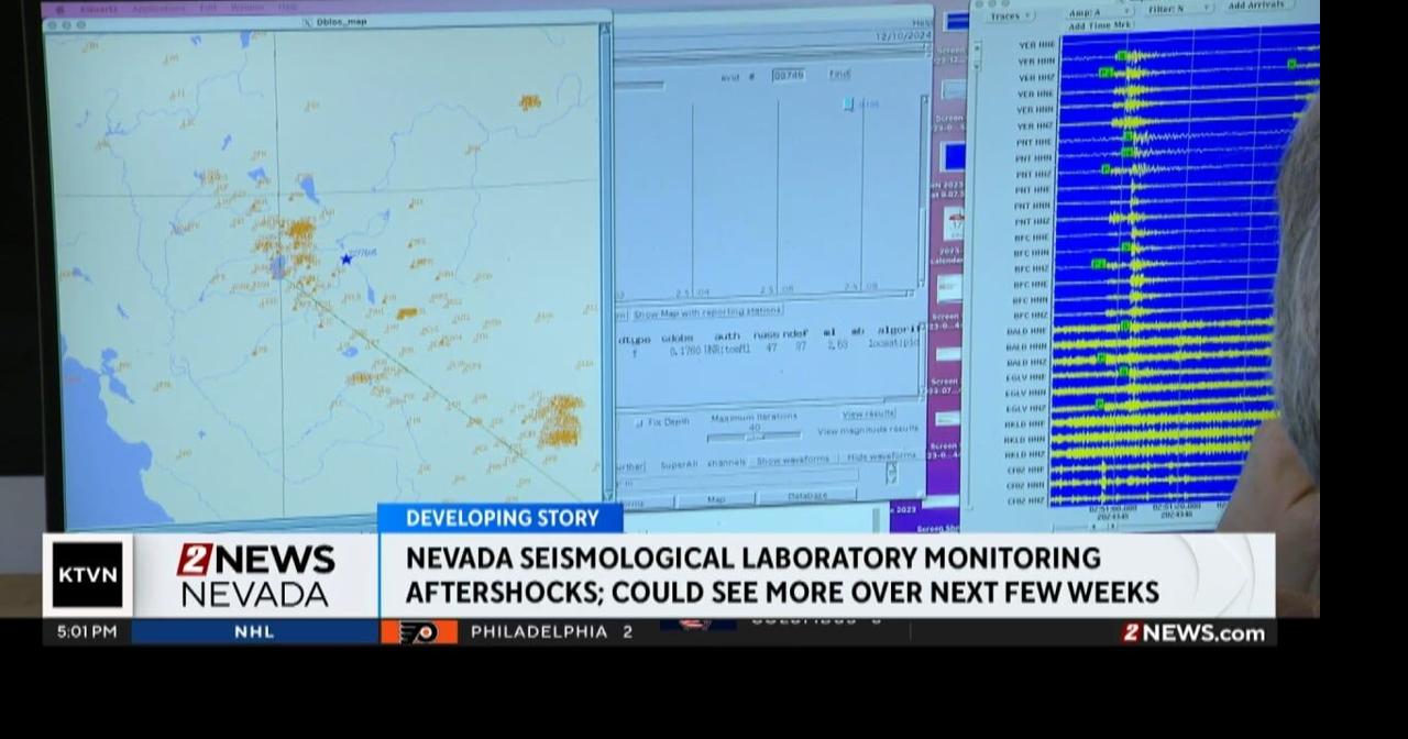 Nevada seismic lab monitors aftershocks after 5.7-magnitude earthquake near Yerington | Local news