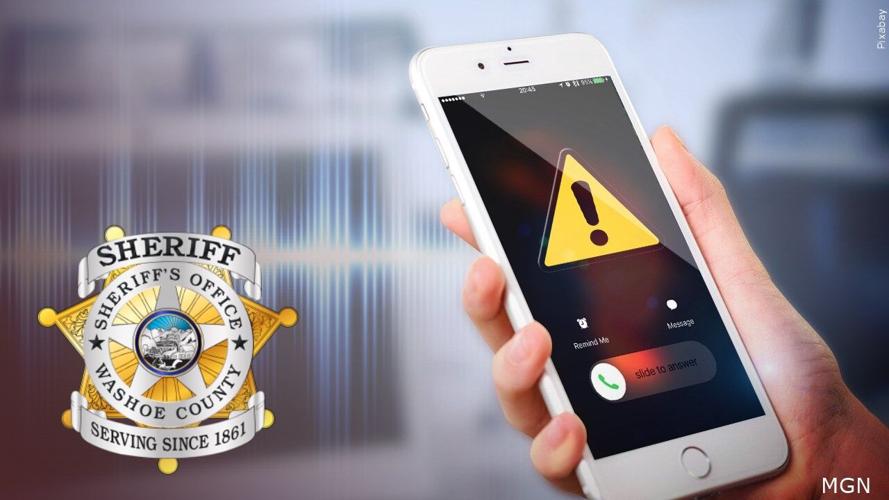 Phone Scam with WCSO badge