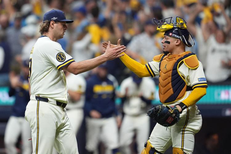 NLCS Dodgers Brewers Baseball