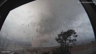 Hawaii's Volcano Erupts From Summit, Shoots Ash Into Sky
