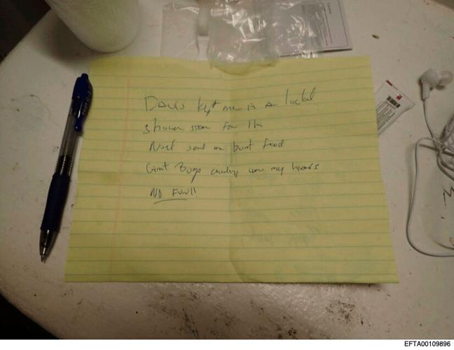Epstein Note Handwriting
