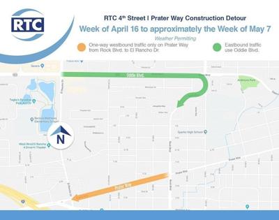 Lane Closure Planned for Prater Way Paving Project