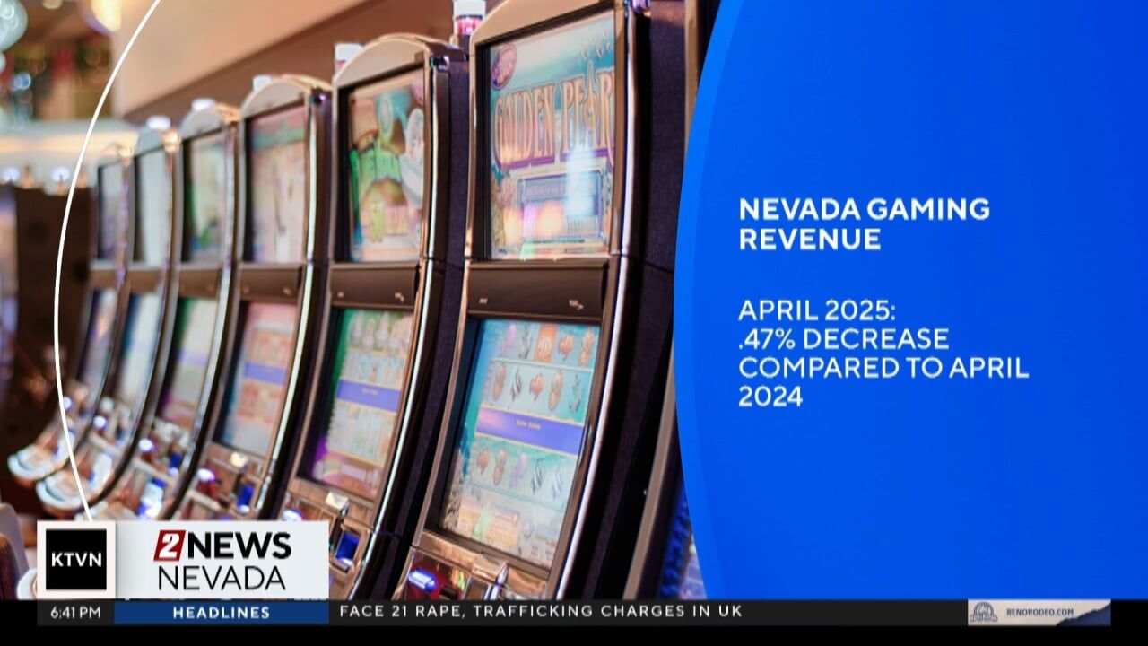 Nevada Gaming Revenue Numbers Released Local News 2news Com 
