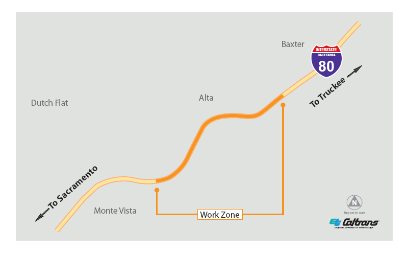 Caltrans: Westbound Lane On I-80 In Sierra Closed For Paving Work ...