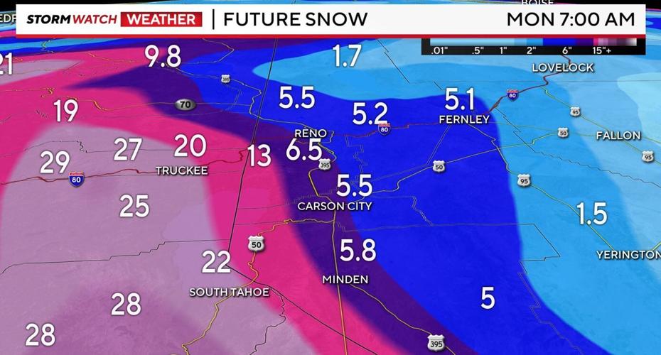 Future snow map
