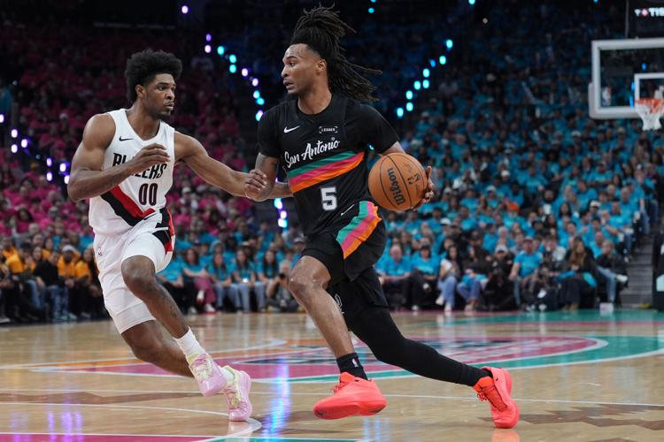 Trail Blazers Spurs Basketball