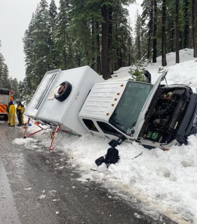 Crews Respond To Extrication Crash Near West Shore Of Tahoe Monday