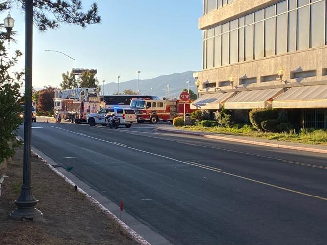 REMSA responding to crash at Nugget Avenue off-ramp