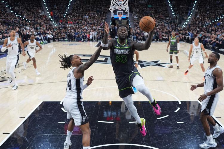Timberwolves Spurs Basketball