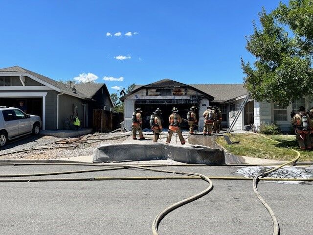 Mustang Trail Drive house fire 3