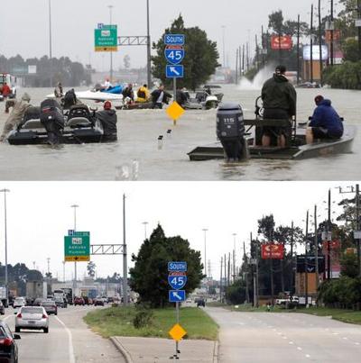 Photos Show Houston's Devastation, Recovery From Harvey