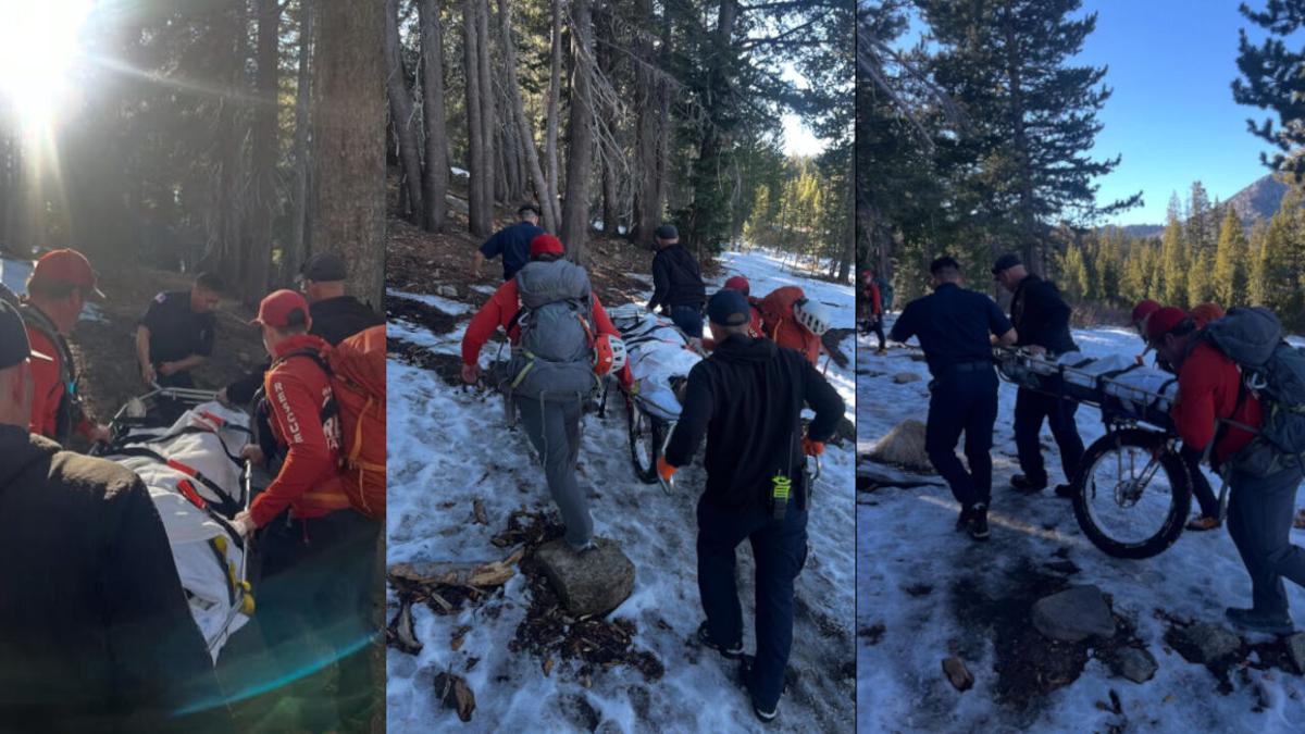 Crews responded for backcountry hiker rescues in the Mount Rose Area on ...