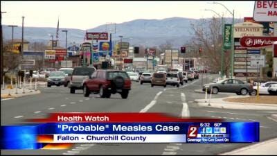 “Probable” Case of Measles Reported in Churchill County
