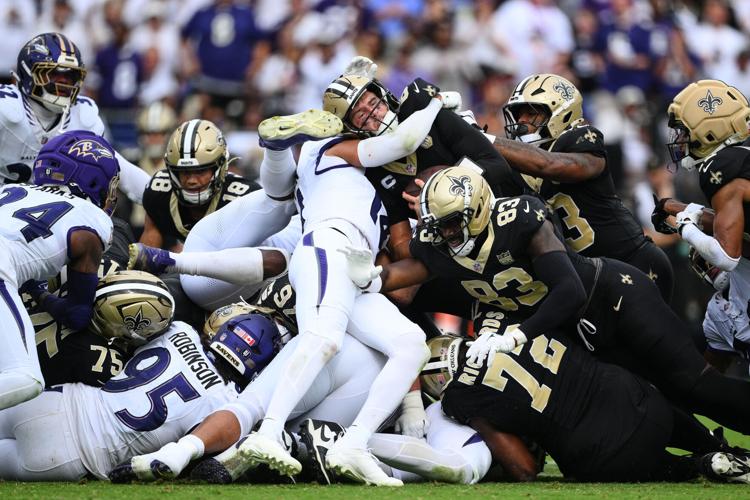 Saints Ravens Football