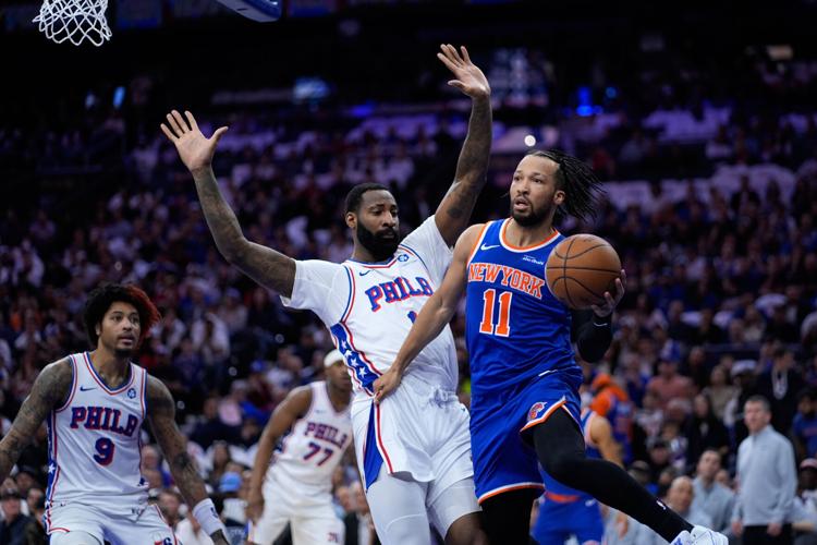 Knicks 76ers Basketball