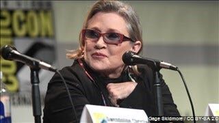 Carrie Fisher Suffers Cardiac Event at Airport, in Stable Condition