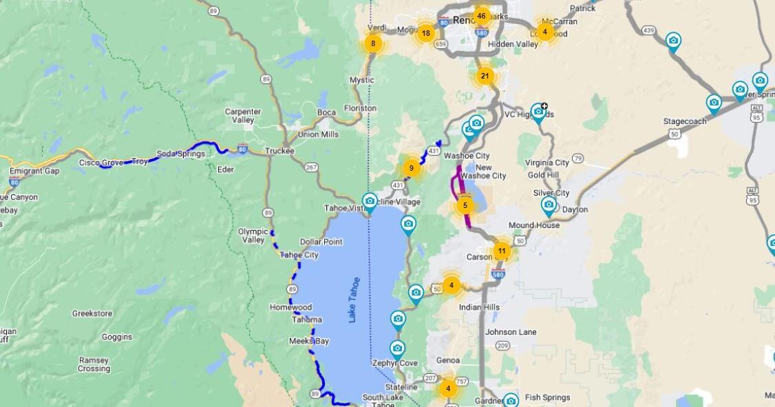 Chain Control Map Chain Controls in Place, High Wind Advisories | News | 2news.com
