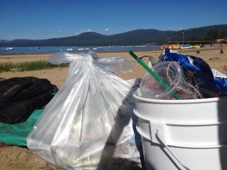 Cleanups at Lake Tahoe Beaches