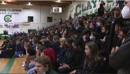 Clayton middle school rally.PNG