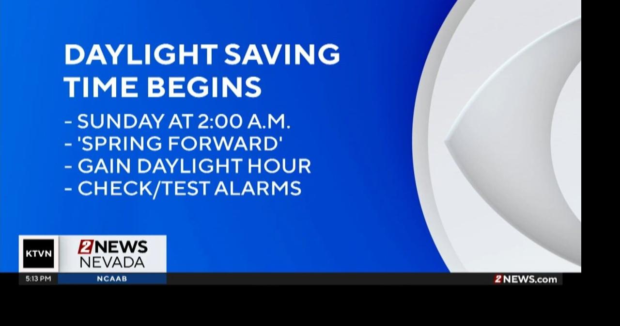 Daylight Saving Time starts this weekend | Local News | 2news.com