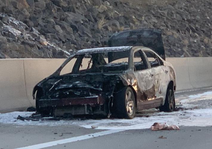 Burnt Sedan