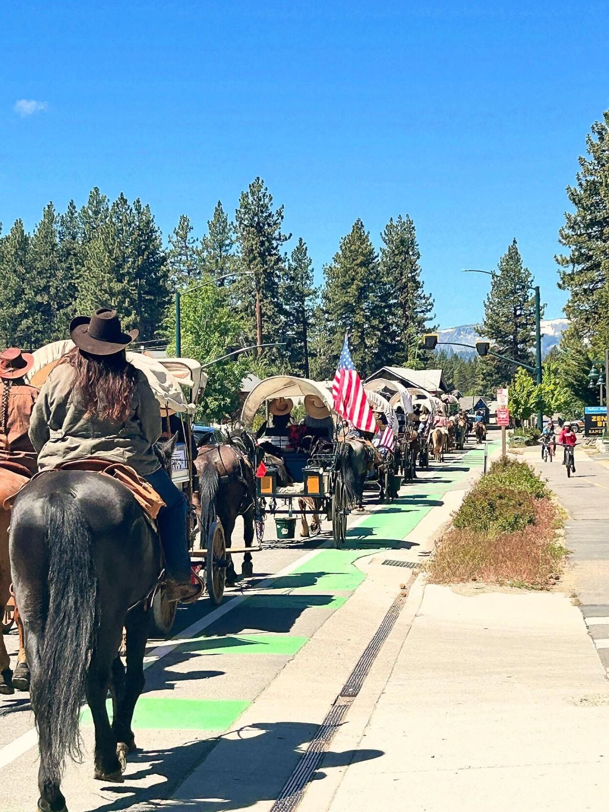 Highway 50 Wagon Train 1