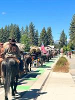 Highway 50 Wagon Train makes its way through South Lake Tahoe