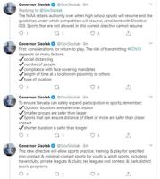 Governor Sisolak to Now Allow Some Sports, Releases Guidance