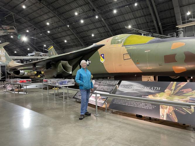 Susan "Sparky" Allen with "The Aardvark"