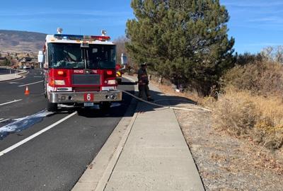 Reno Fire On Scene of Brush Fire