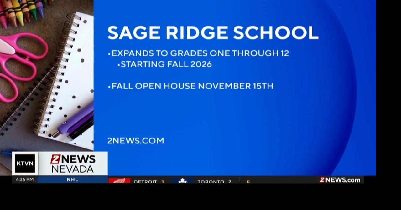Sage Ridge School expanding grade range | Local News | 2news.com