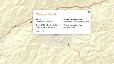 USA Parkway Outage