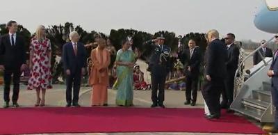 India Pours on the Pageantry with Colorful Welcome for President Trump
