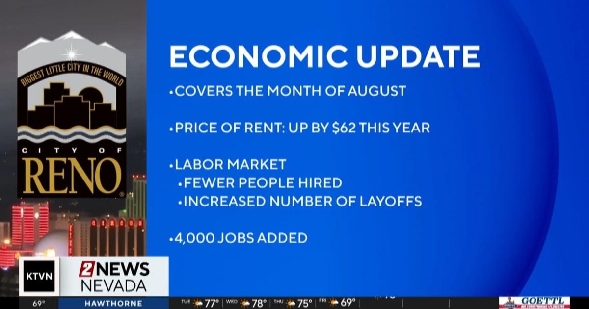 Stimulus Reno Reno economic update for August | Local News | 2news.com