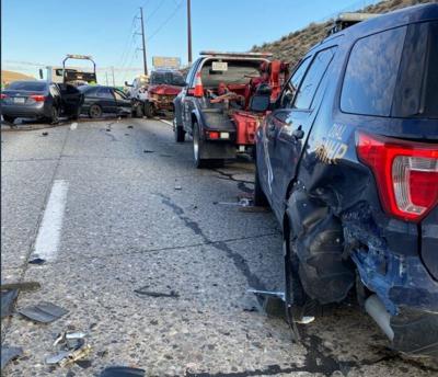 NHP Vehicles Involved in Five Car Pileup