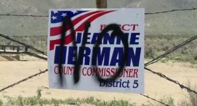 Campaign Sign Vandalism Reported