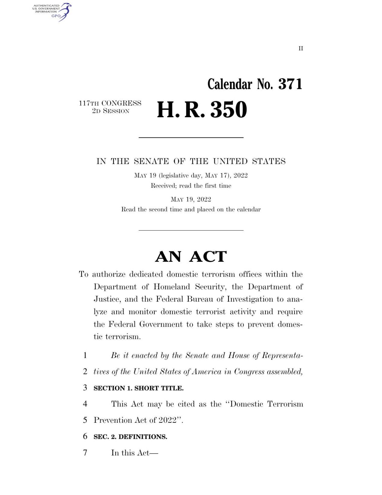 HR 350