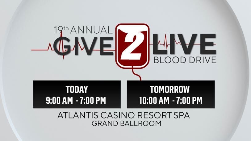 Give 2 Live today, tomorrow