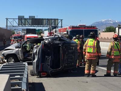No Injuries Reported After Crash on Highway 395 North at Oddie Blvd.