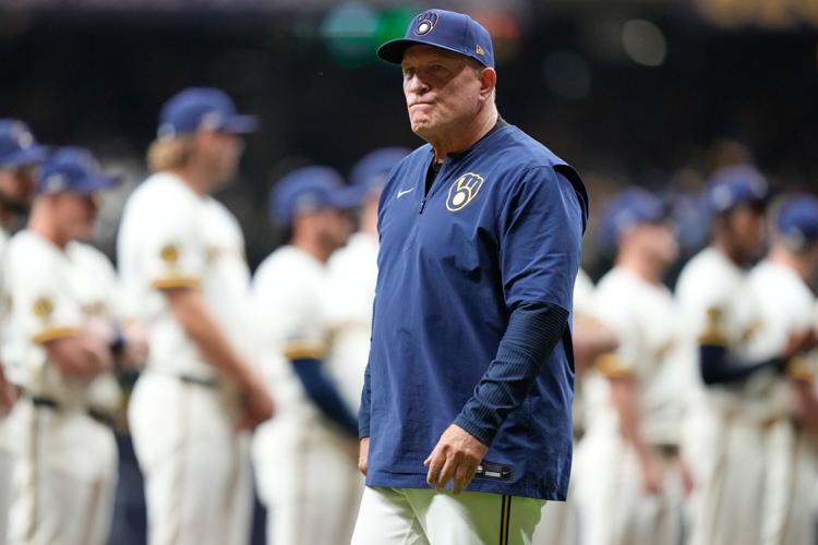 Padres Brewers Baseball