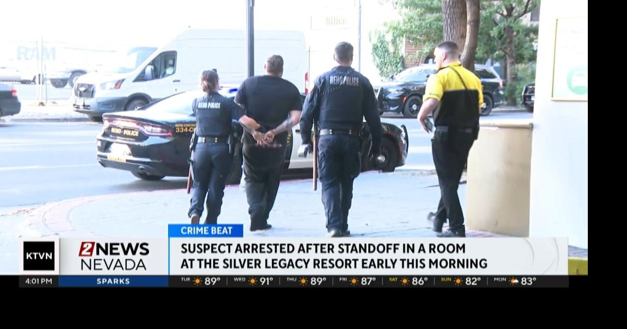 Armed robbery suspect in custody after standoff at Silver Legacy Resort ...